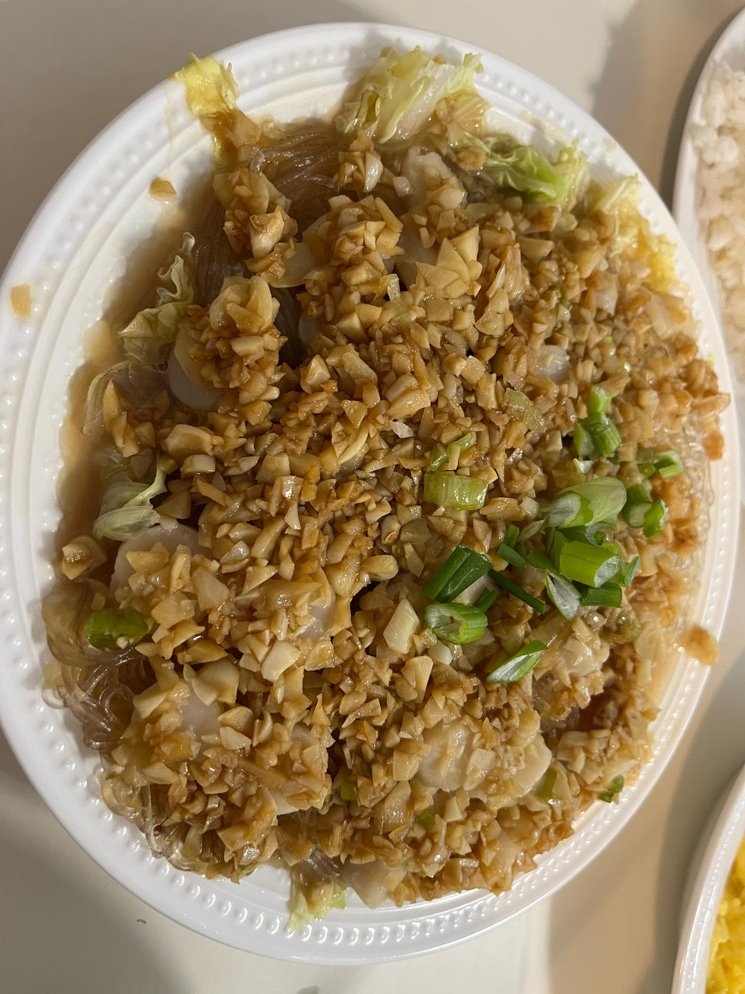 蒜蓉粉丝蒸带子