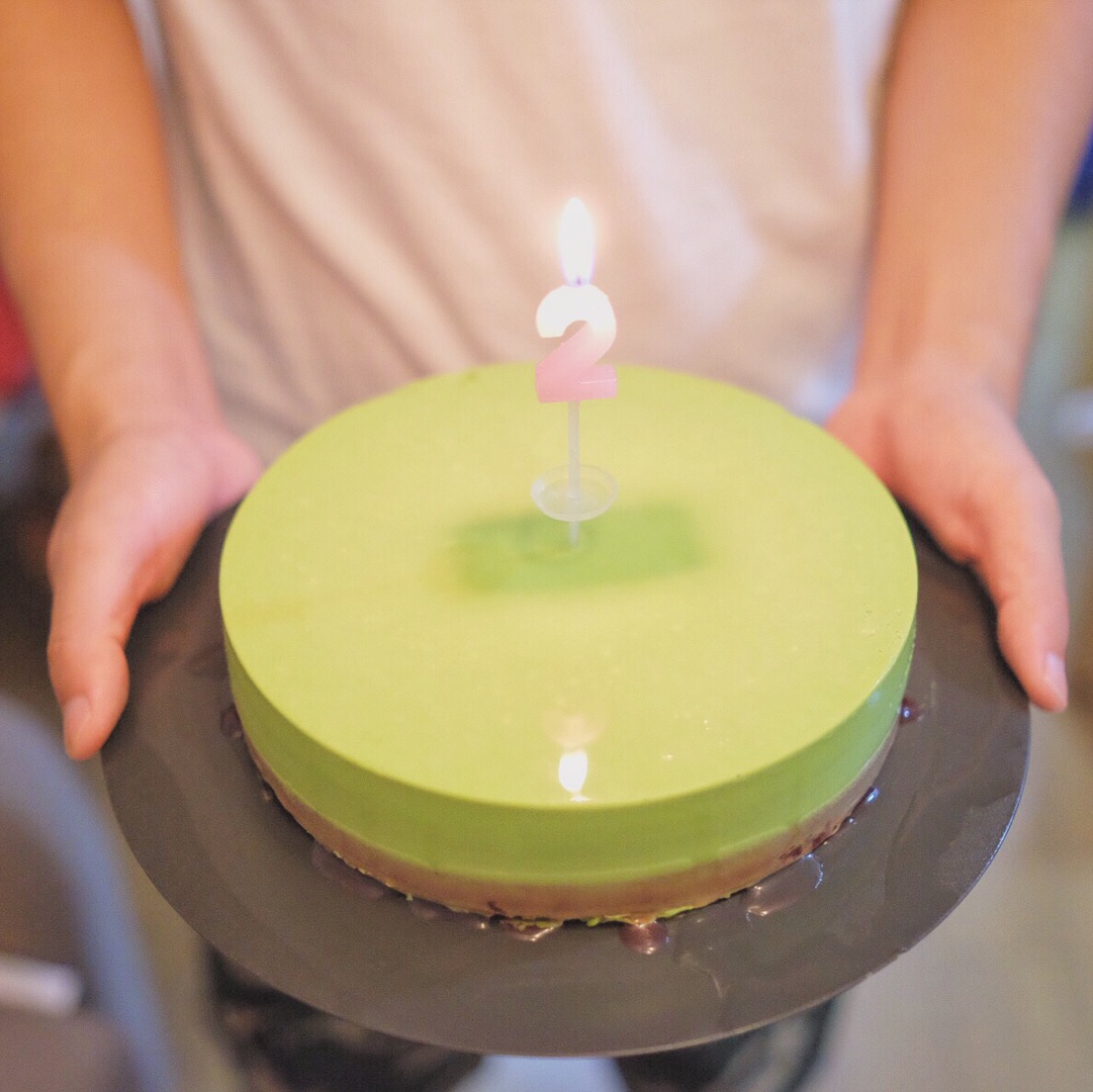 巧克力抹茶慕斯蛋糕