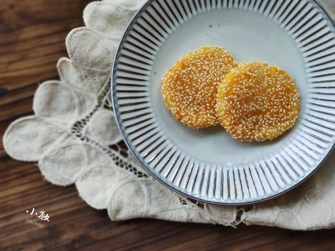 早餐芝麻南瓜饼
