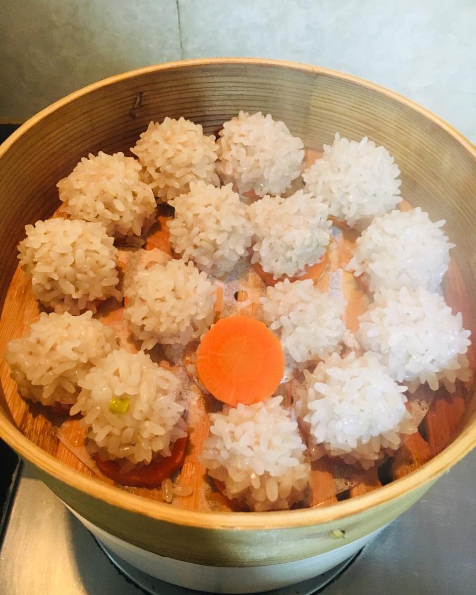 蒸糯米丸子