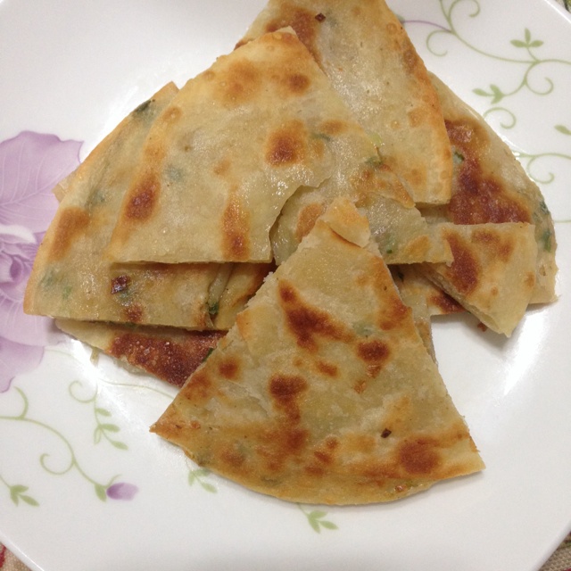 自制葱油饼