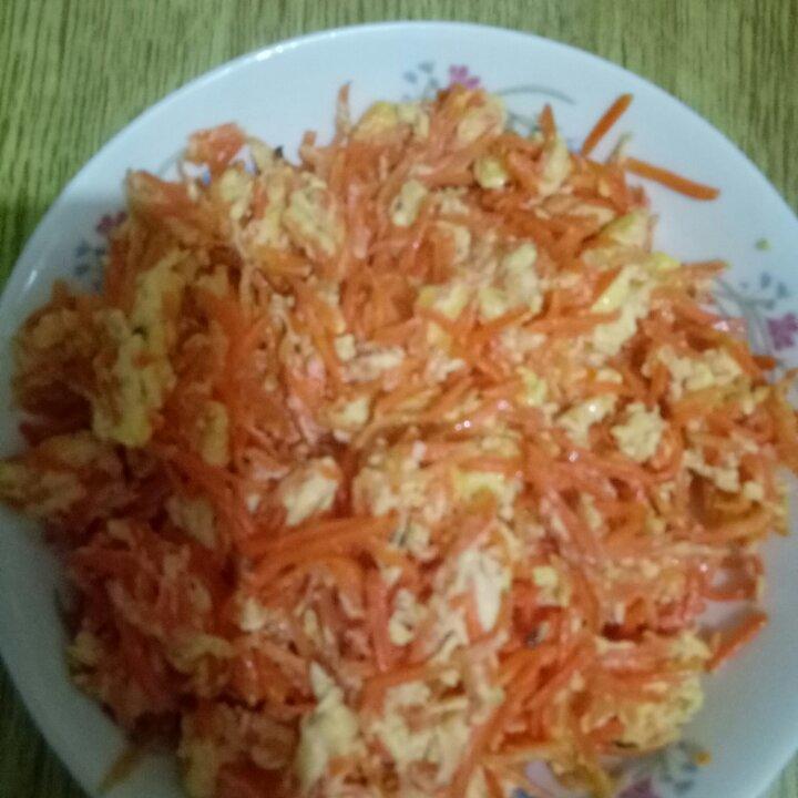 胡萝卜豉油炒鸡蛋 男女老少都爱的快手营养菜