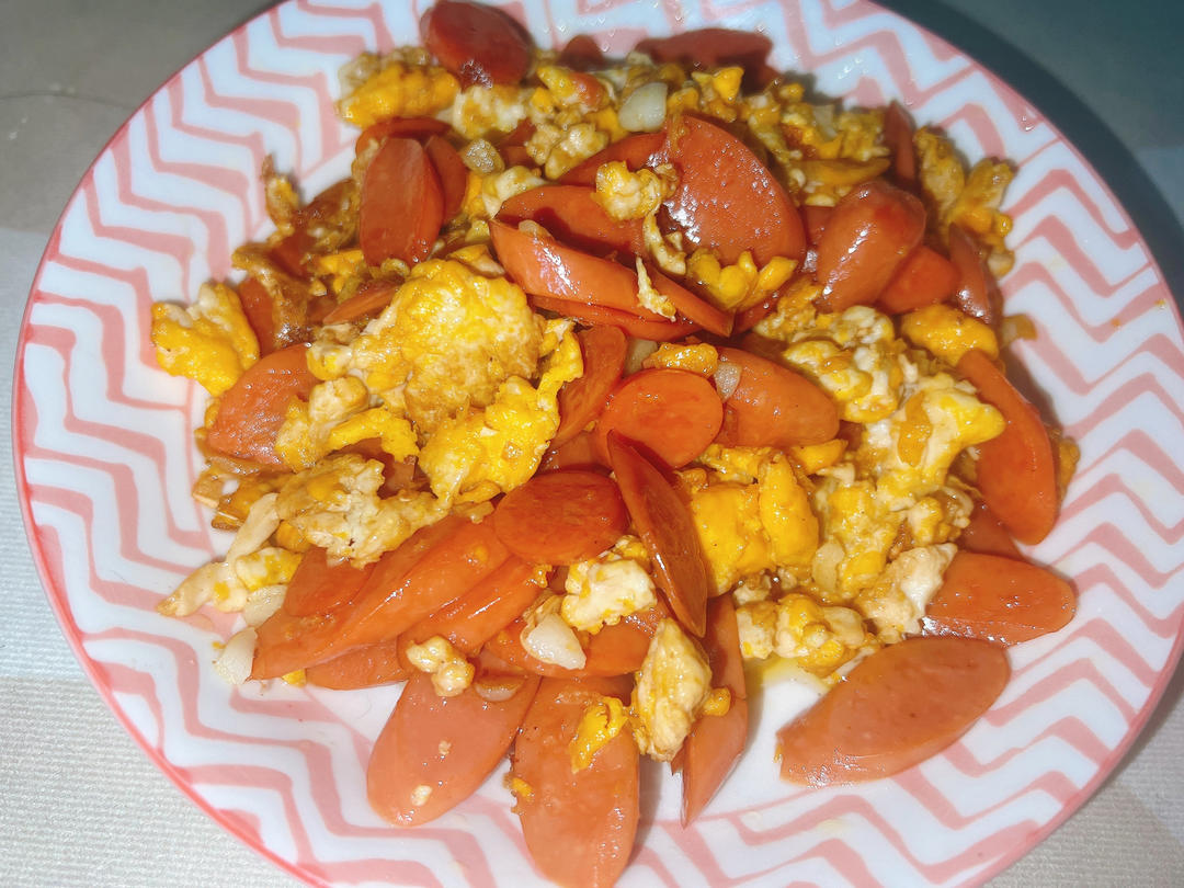 青椒火腿炒鸡蛋