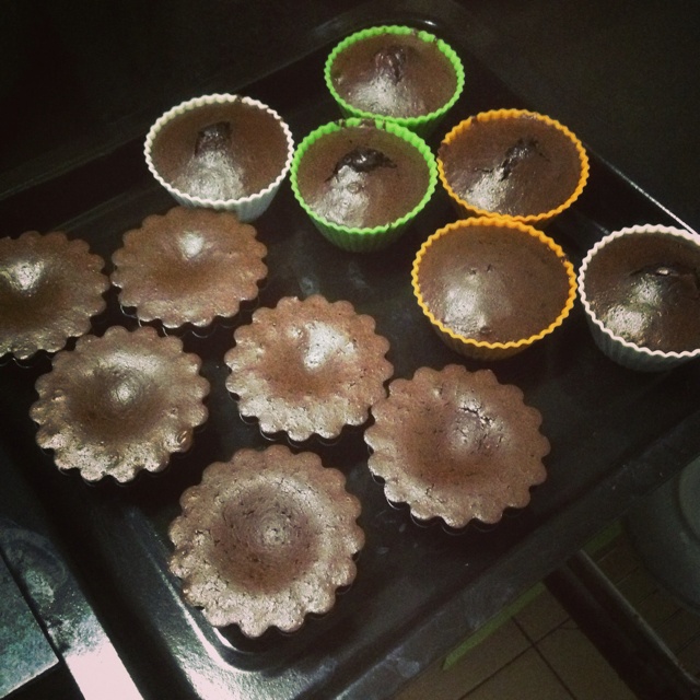 莫尼卡美食厨房：爆浆巧克力蛋糕