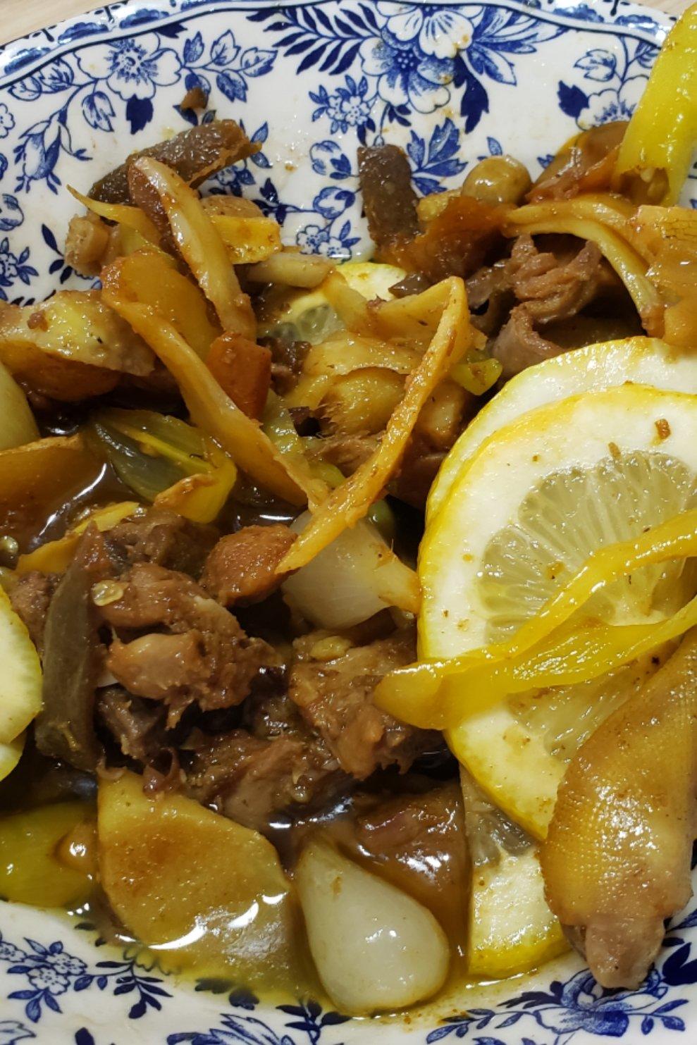 地道生炒柠檬鸭