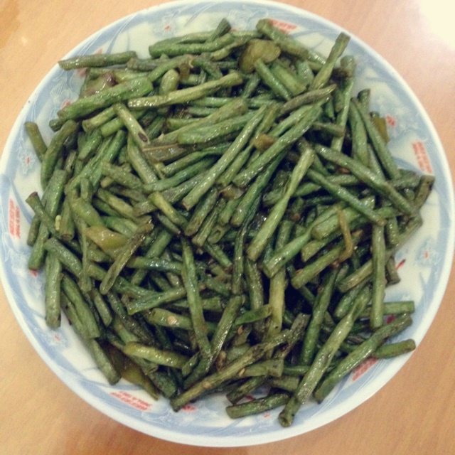 清炒豇豆