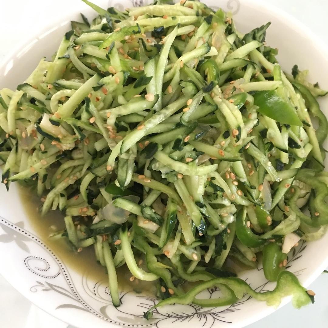 海蜇丝拌黄瓜