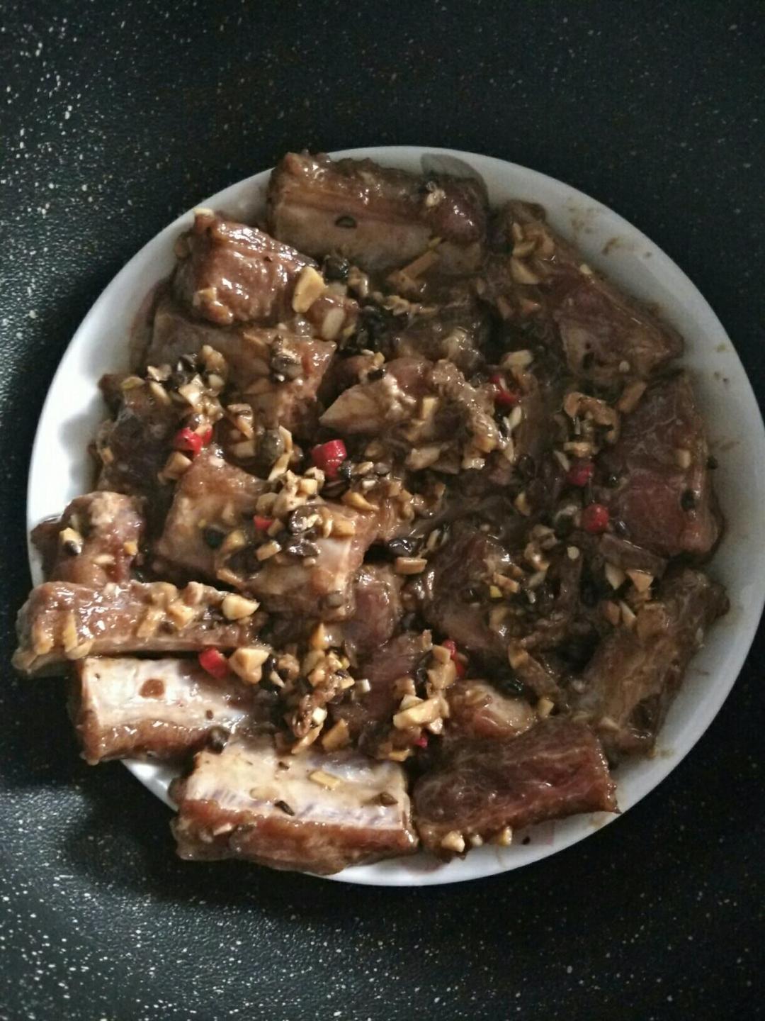 家常菜～豉汁蒸排骨