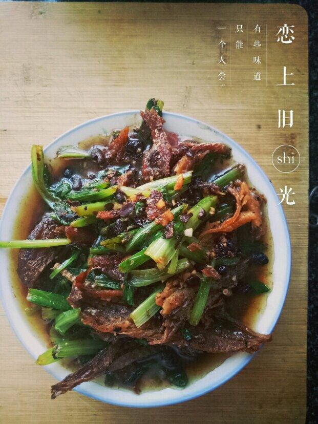 豆豉鲮鱼油麦菜