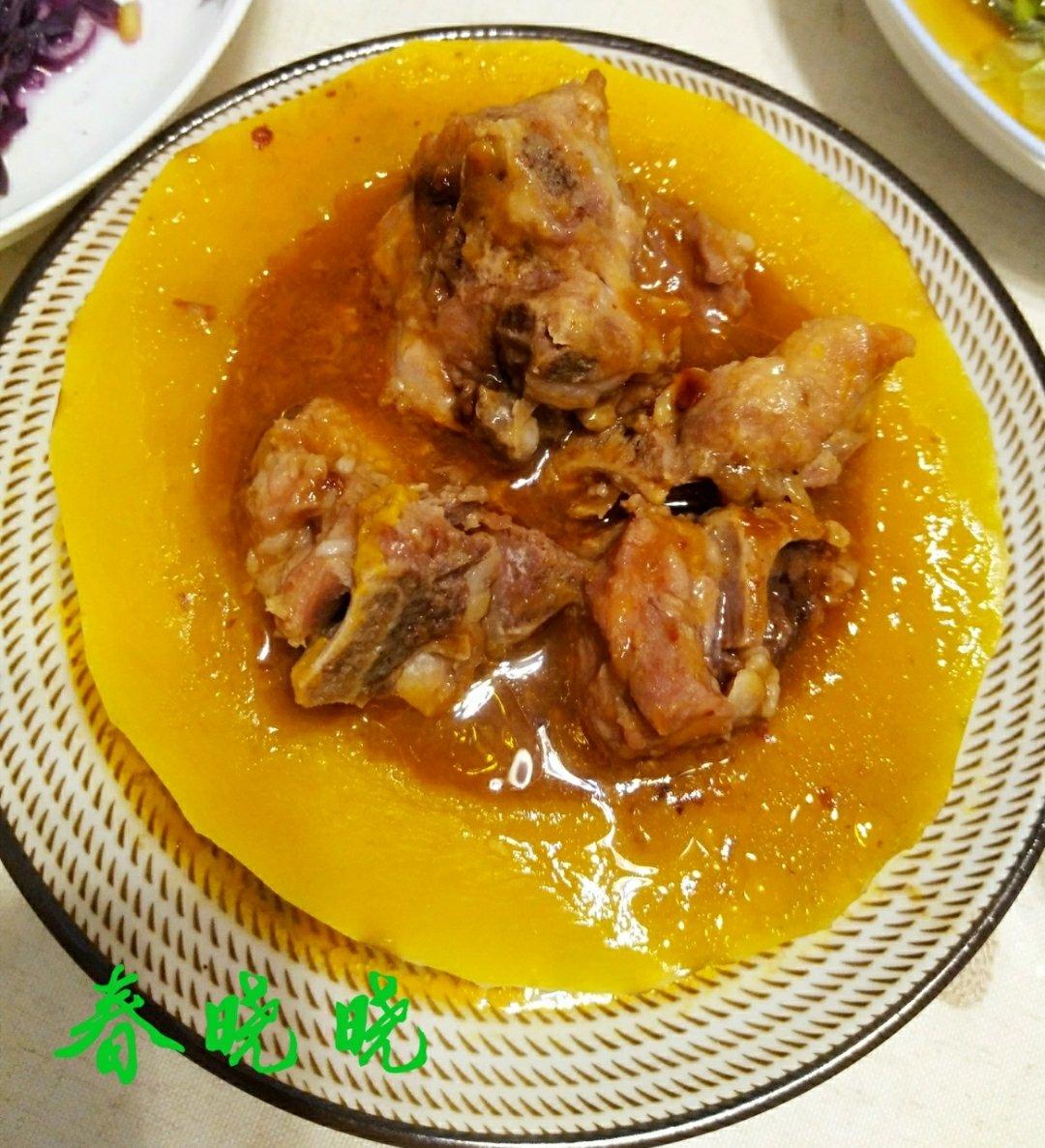 南瓜蒸排骨