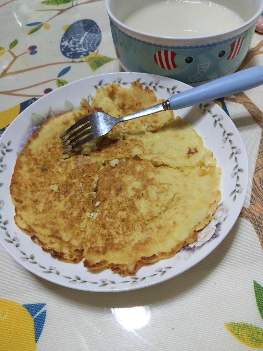 奶香豆渣饼