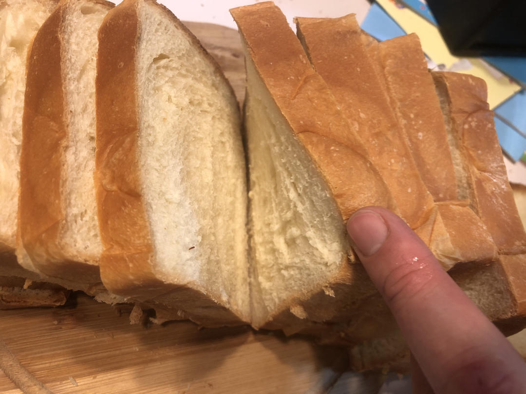 只需一次发酵的超软吐司（附面包机揉手套膜攻略）