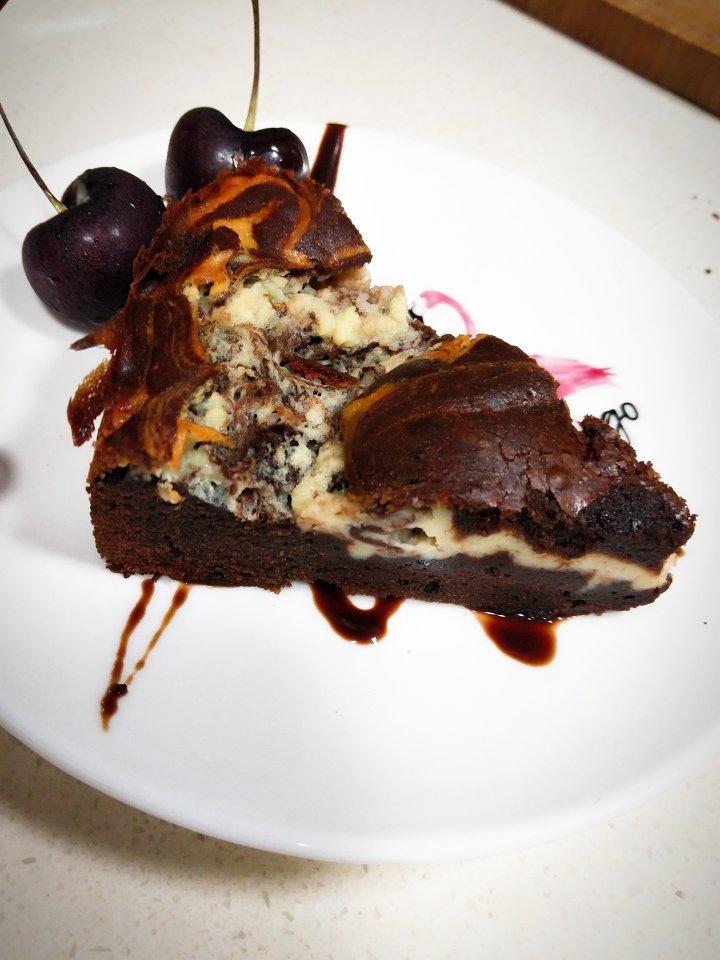 芝士布朗尼蛋糕 Cream Cheese Brownie