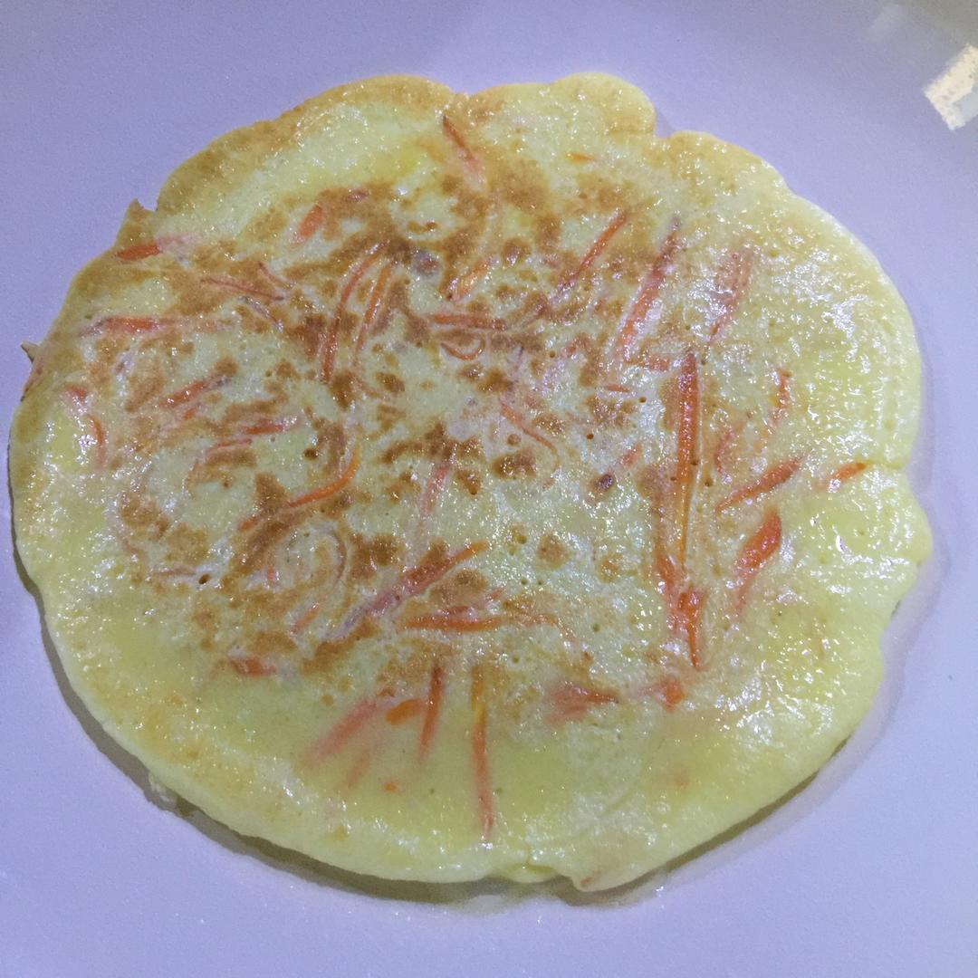 胡萝卜鸡蛋饼