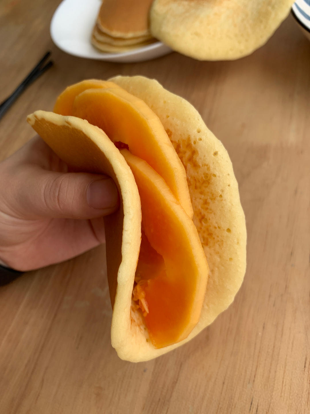 松饼（酒店配方，家里平底锅就可以做，小朋友最爱）