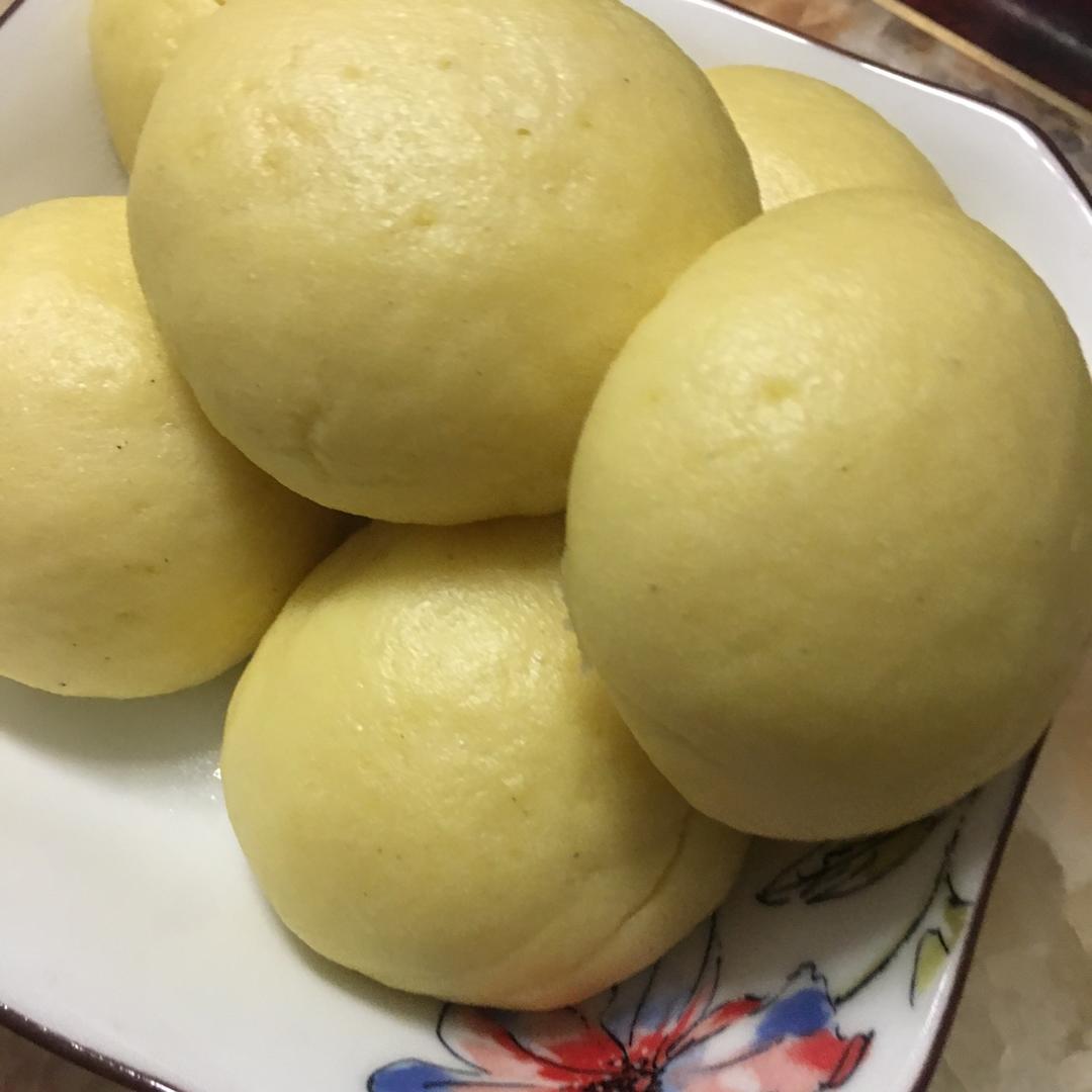 奶香玉米面馒头