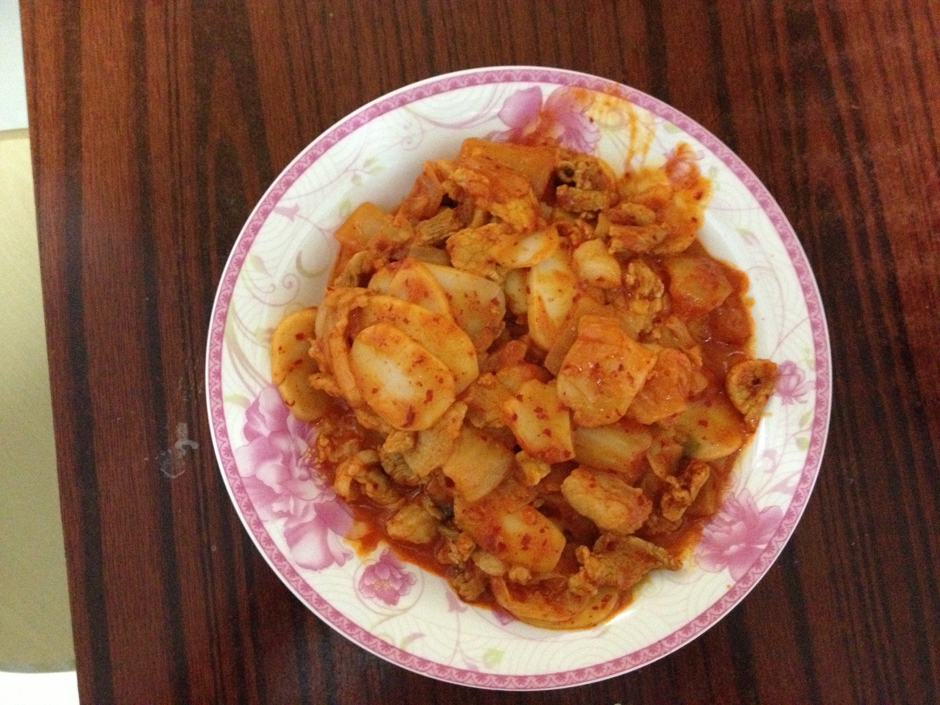 泡菜炒年糕