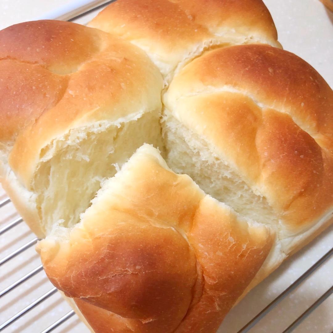 松软香甜--大米老面包