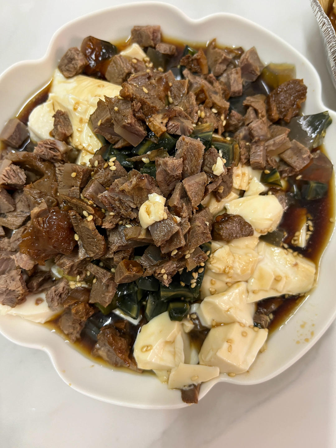 皮蛋豆腐