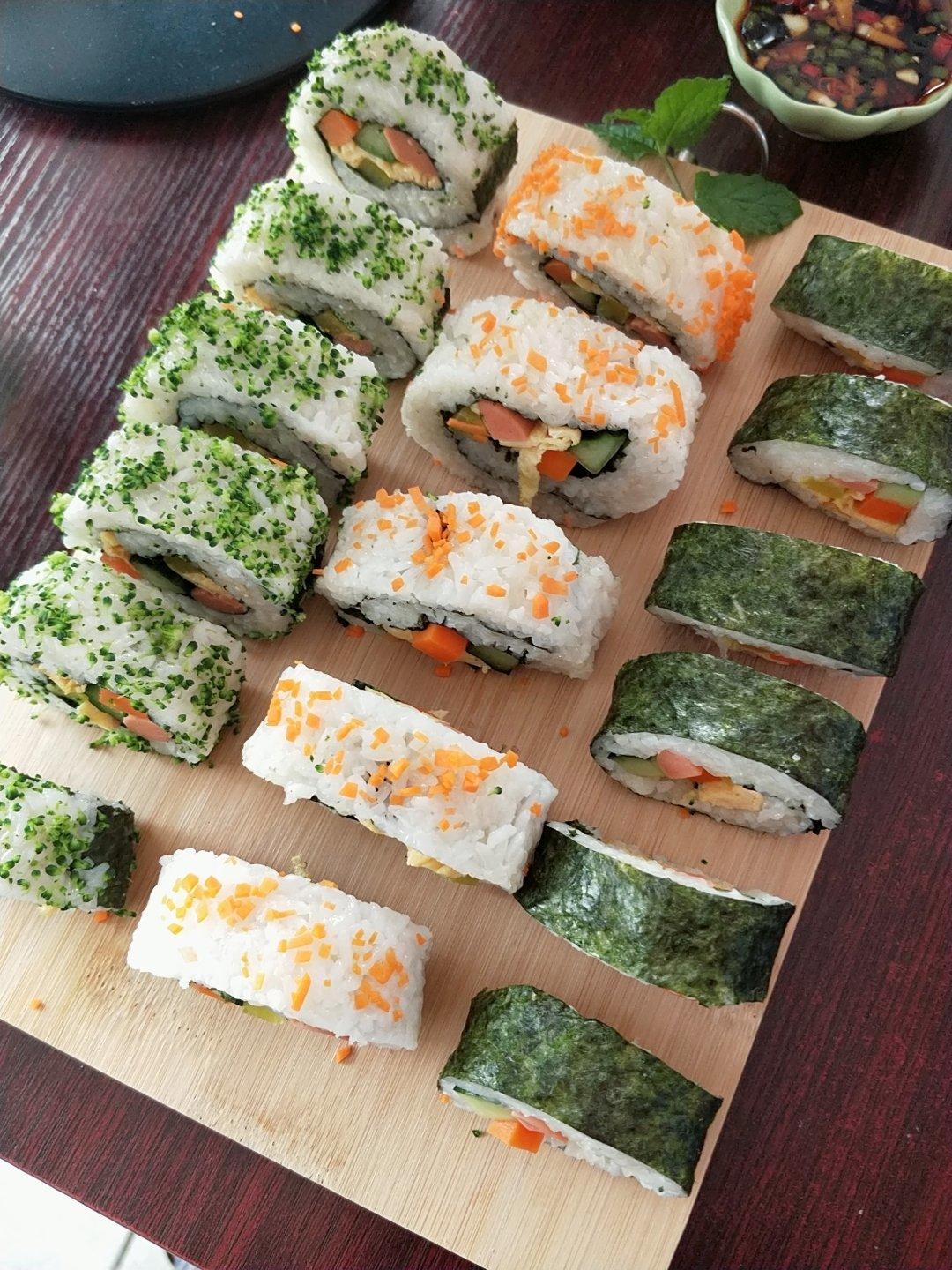 简单寿司/鸡蛋寿司/反转寿司/花样寿司/紫菜包饭
