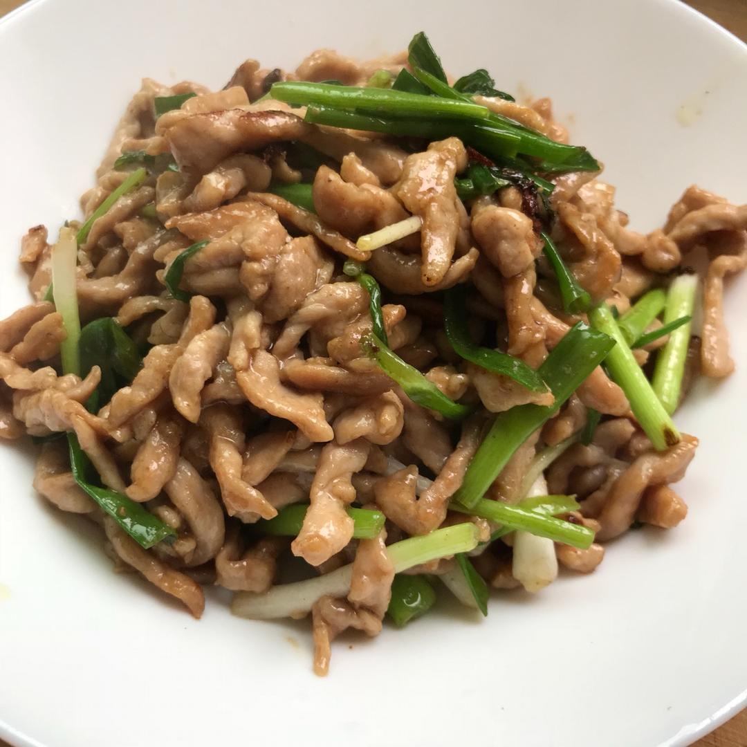 青椒炒肉丝