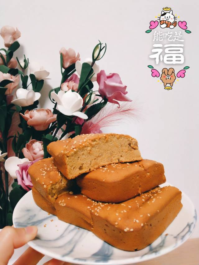 枣泥核桃蛋糕
