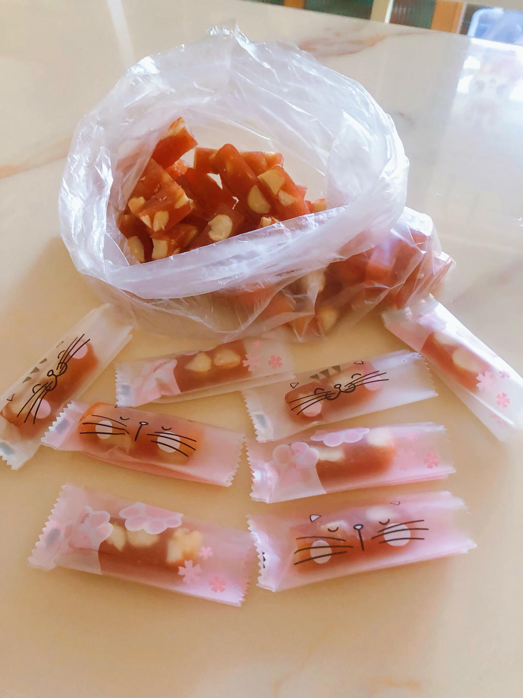 🔥红红火火过大年之莓莓坚果软糖，快手出货量大（含操作小视频）