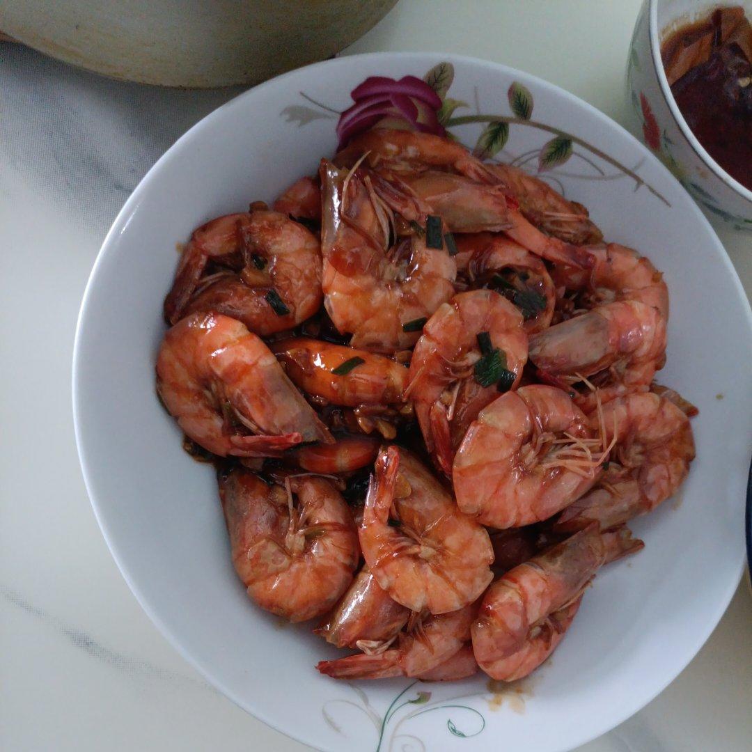 家庭版油焖大虾
