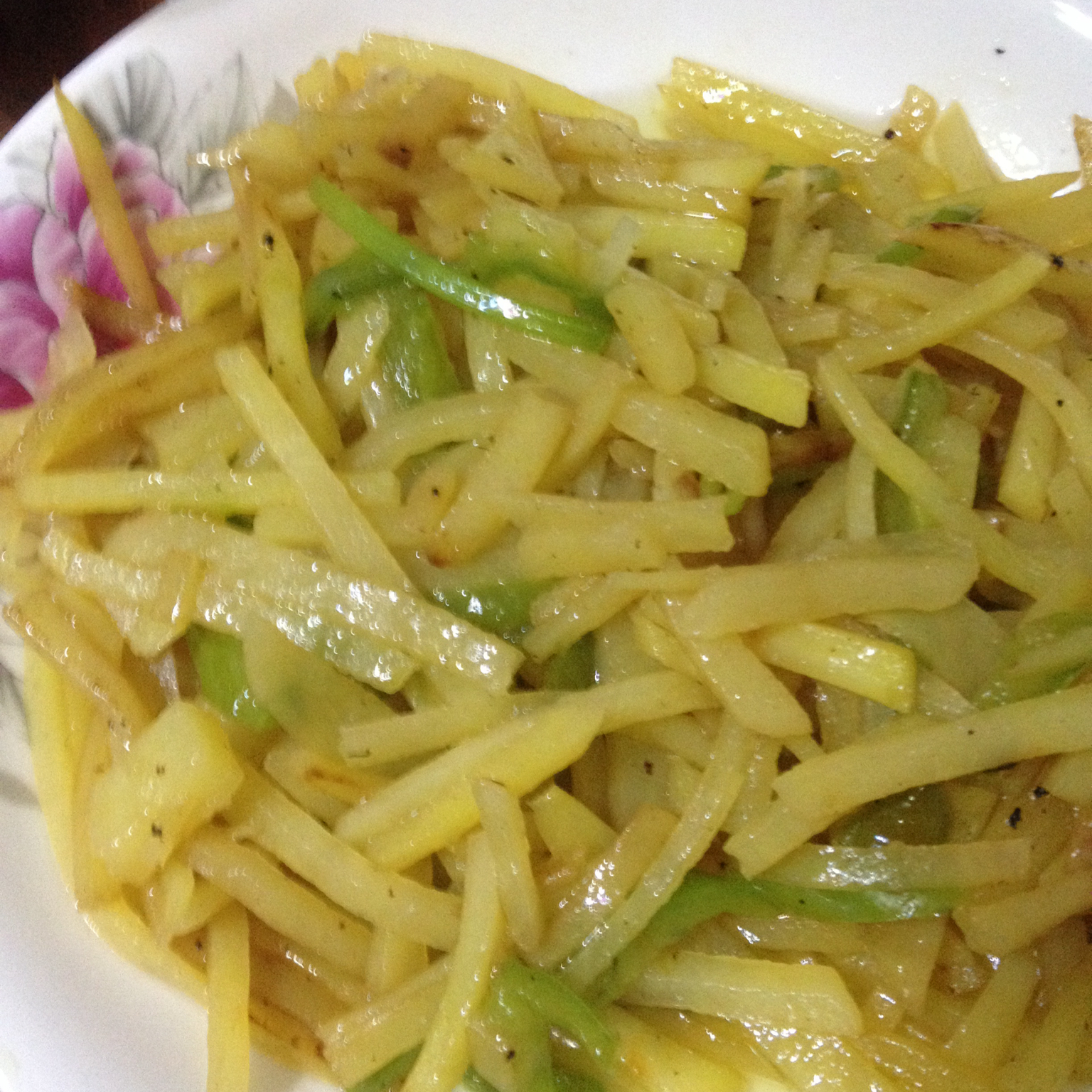 素炒尖椒土豆丝