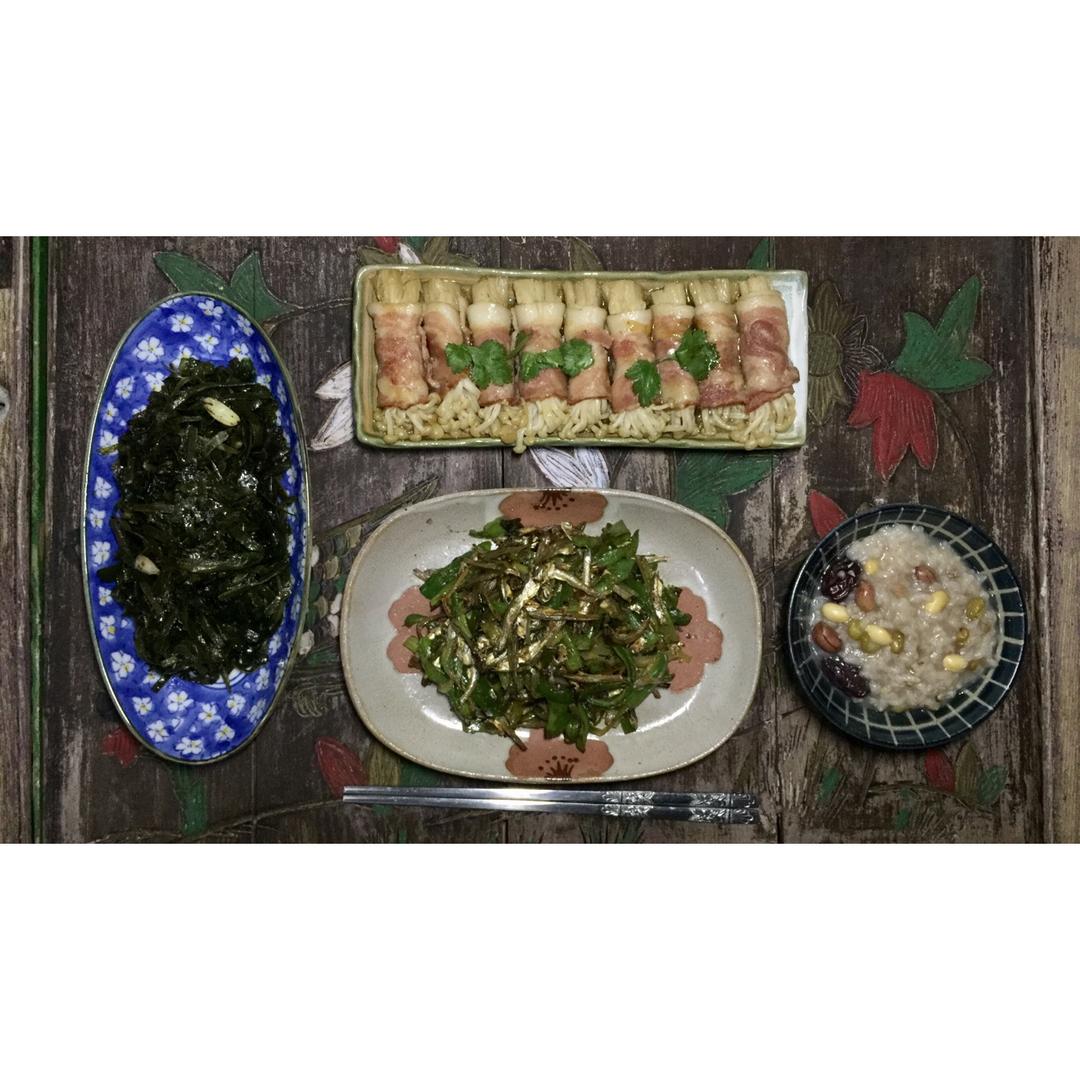 金针菇培根卷