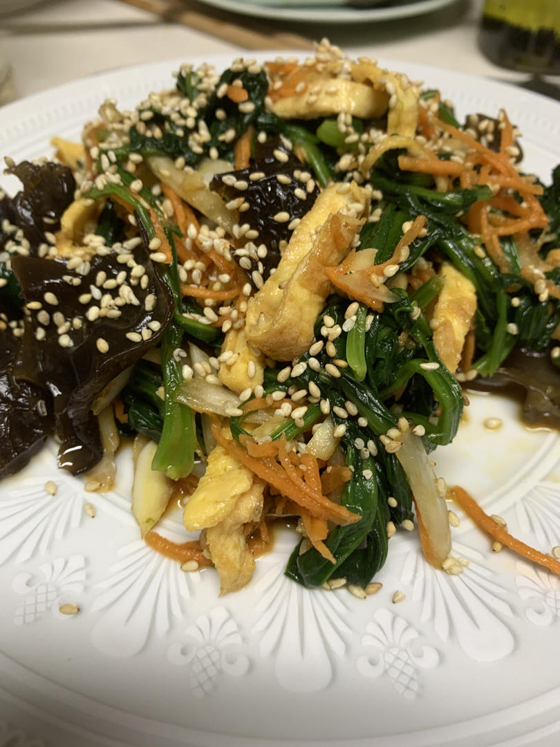 多元营养-凉拌菠菜