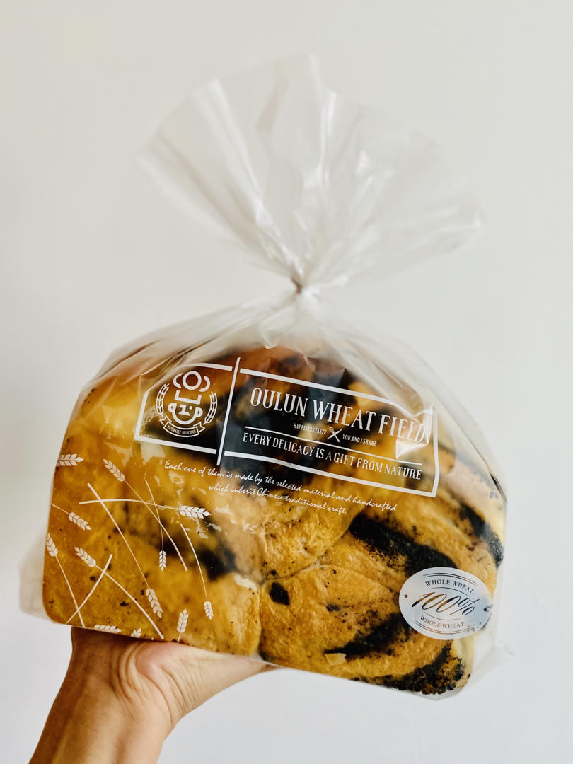 料多多系列--黑芝麻奶酥小吐司