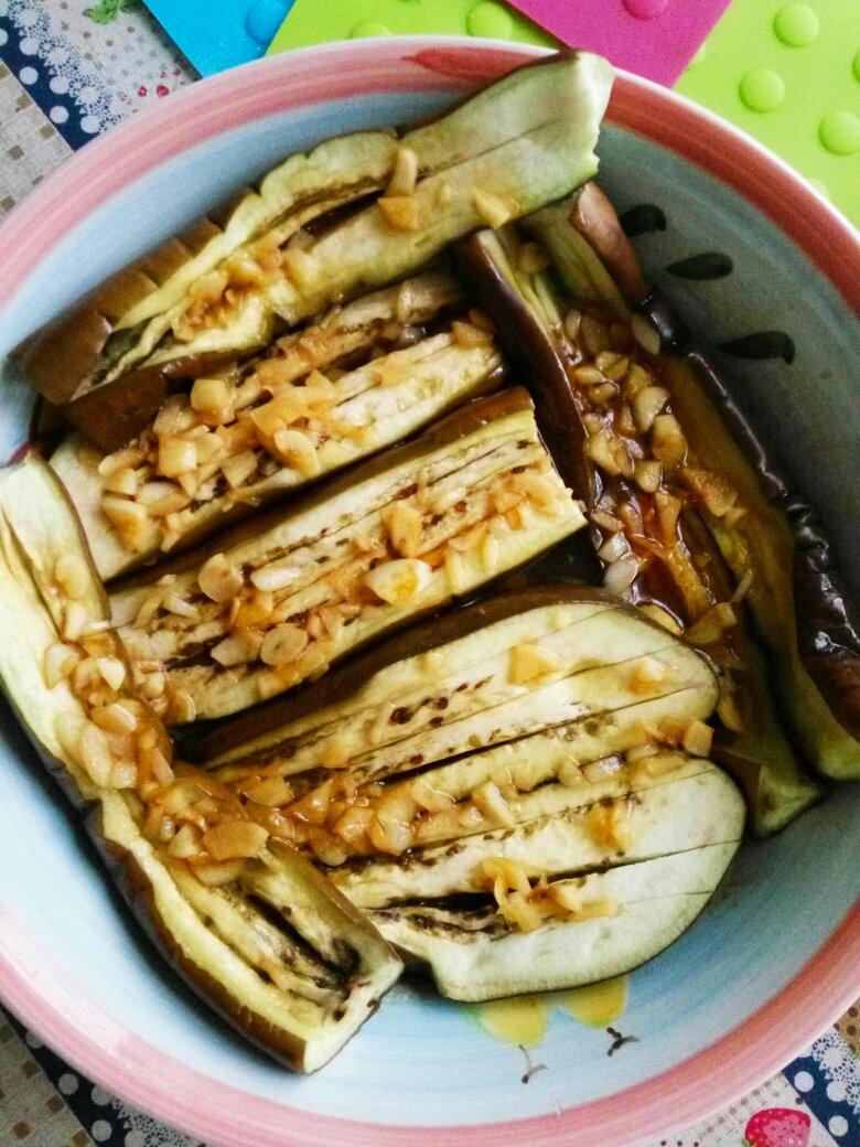 【微波炉烤茄子】