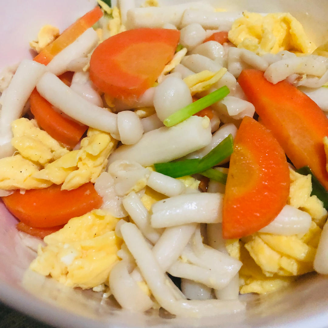 鸡蛋炒海鲜菇