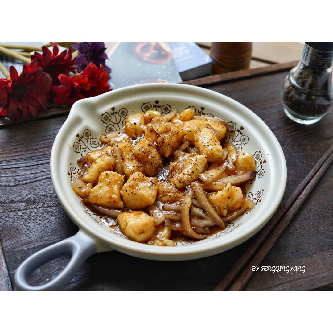 风味浓郁的下饭菜——黑椒巴沙鱼块