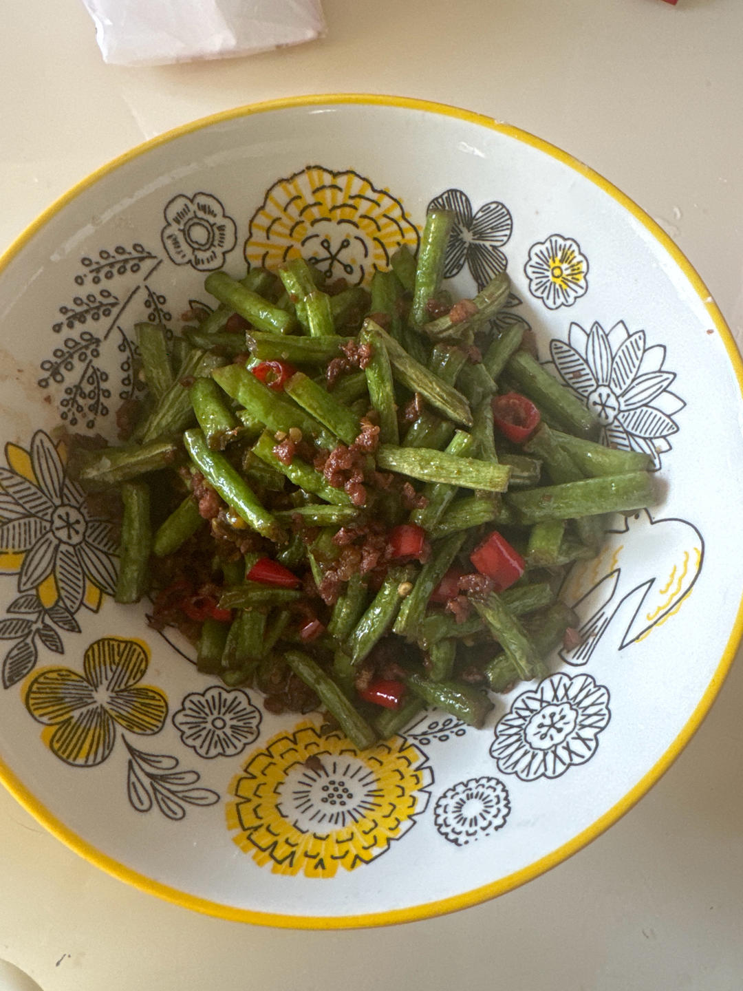 超下饭豇豆炒肉末