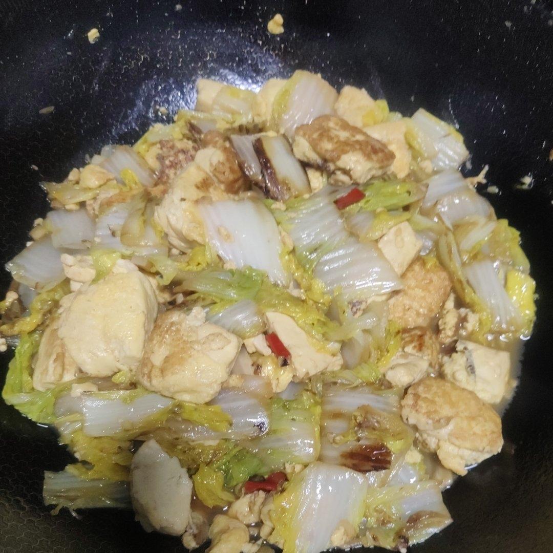 超级下饭的娃娃菜炖豆腐