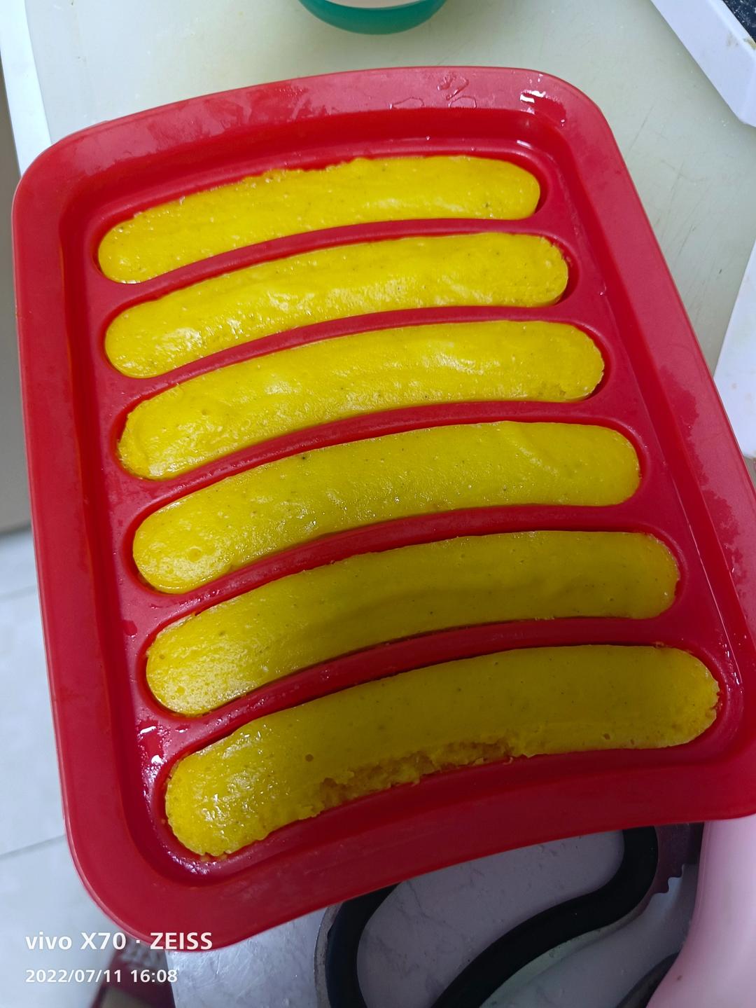 8月龄宝宝辅食，胡萝卜蒸糕