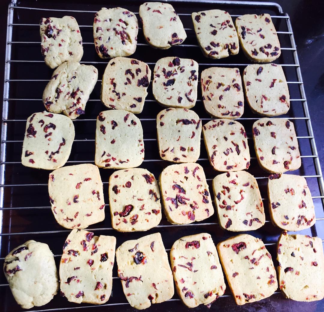 低糖少油版蔓越莓饼干
