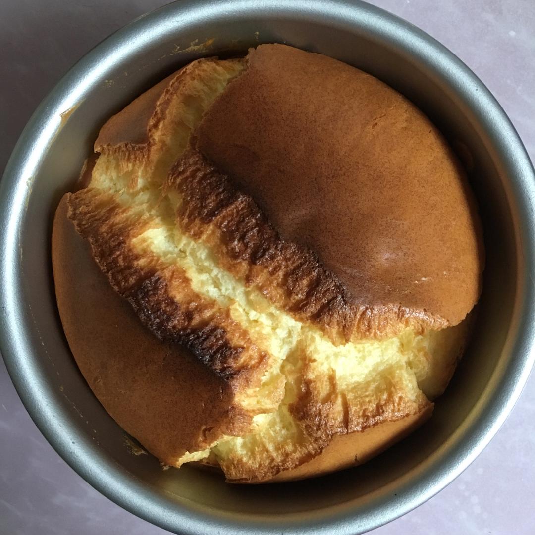 超好记八寸戚风蛋糕（后蛋法）