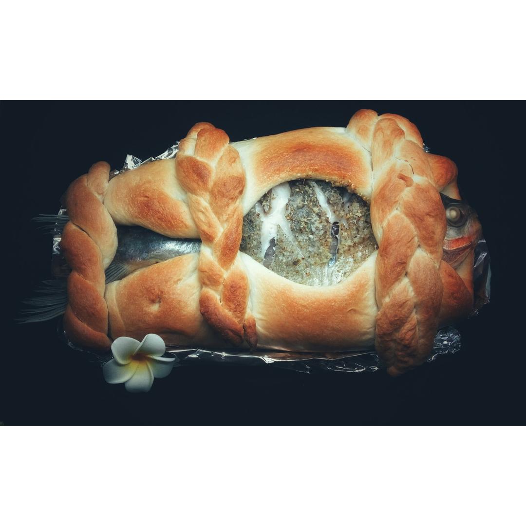 公仔思乐冰做的俄罗斯烤面包鱼