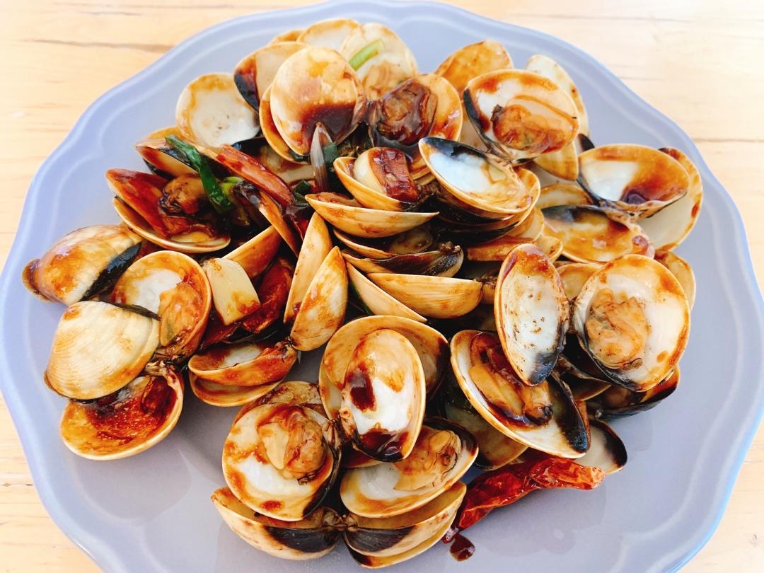 爆炒花蛤