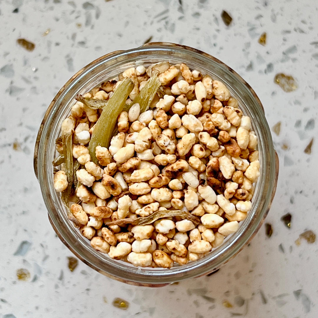 大餐刮油茶～红枣生姜炒米茶