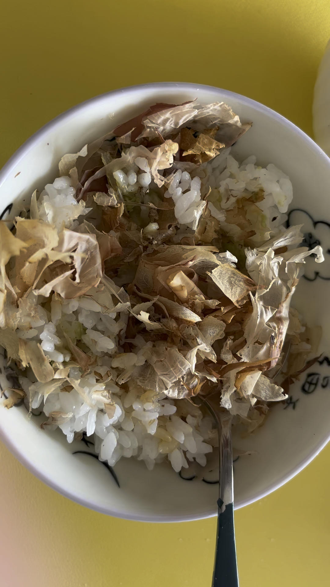 山葵木鱼花拌饭