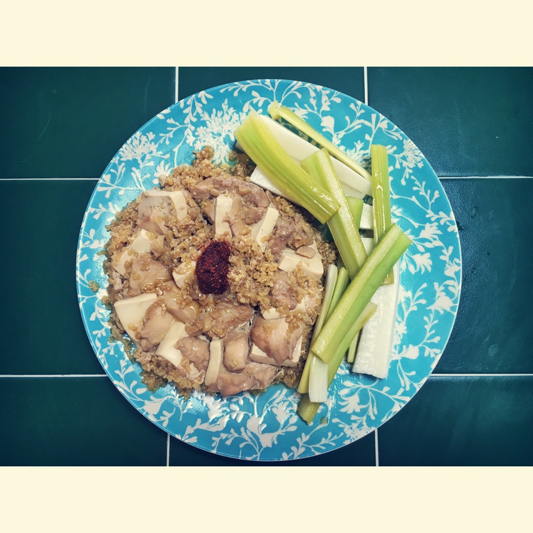 【健康三餐】鸡胸蒸藜麦饭