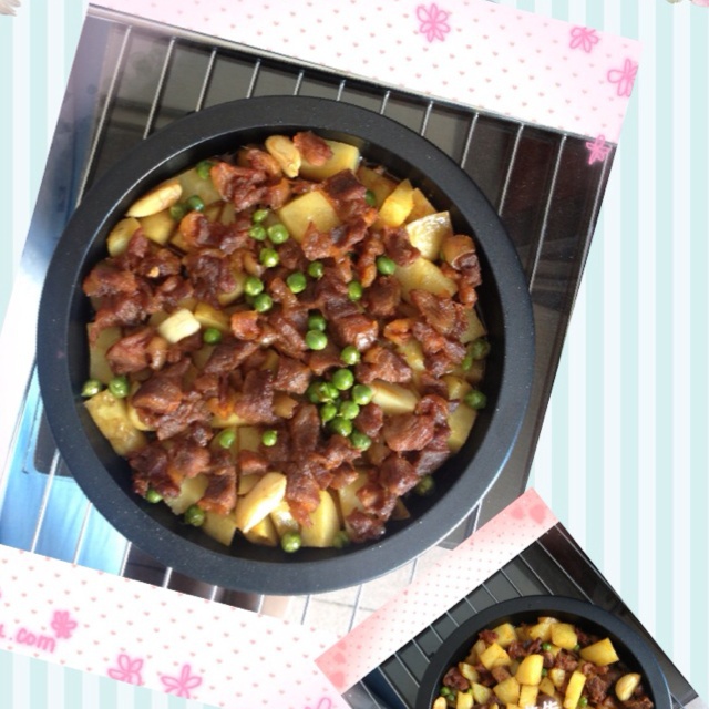 新奥尔良烤鸡腿土豆