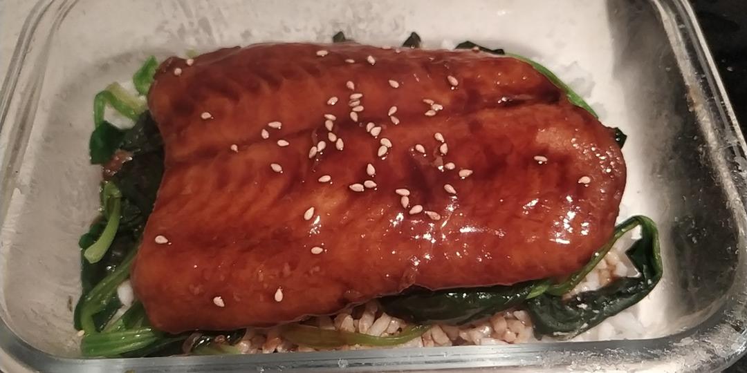 快手照烧巴沙鱼盖饭