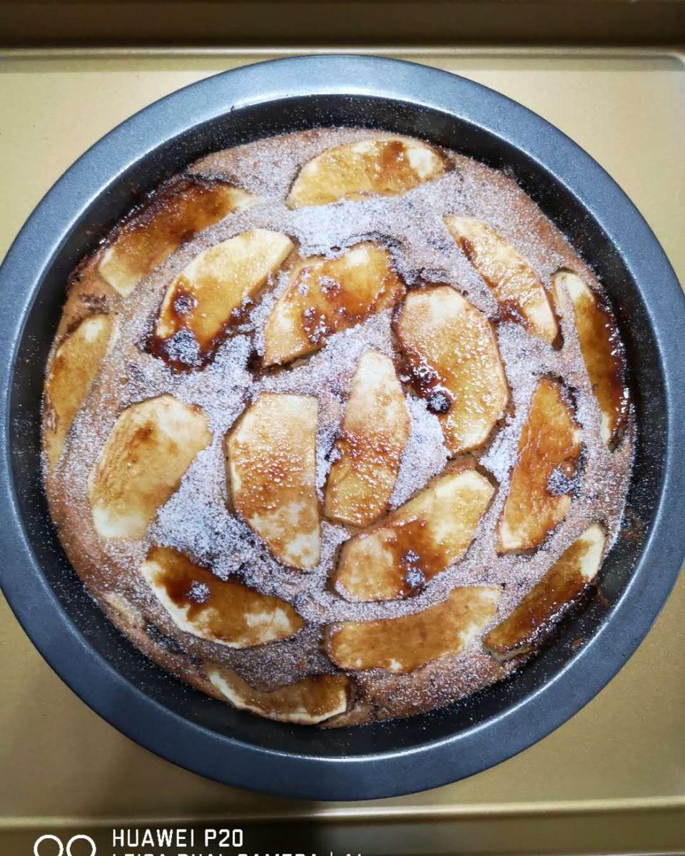 无油红糖苹果蛋糕丨健康·烘焙