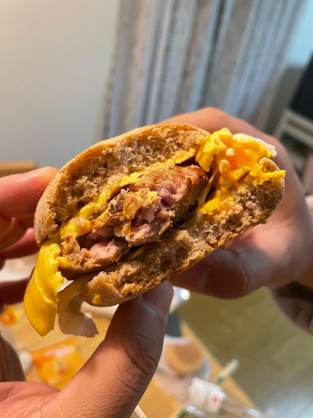 猪柳蛋麦满分 —英式玛芬胚English muffin