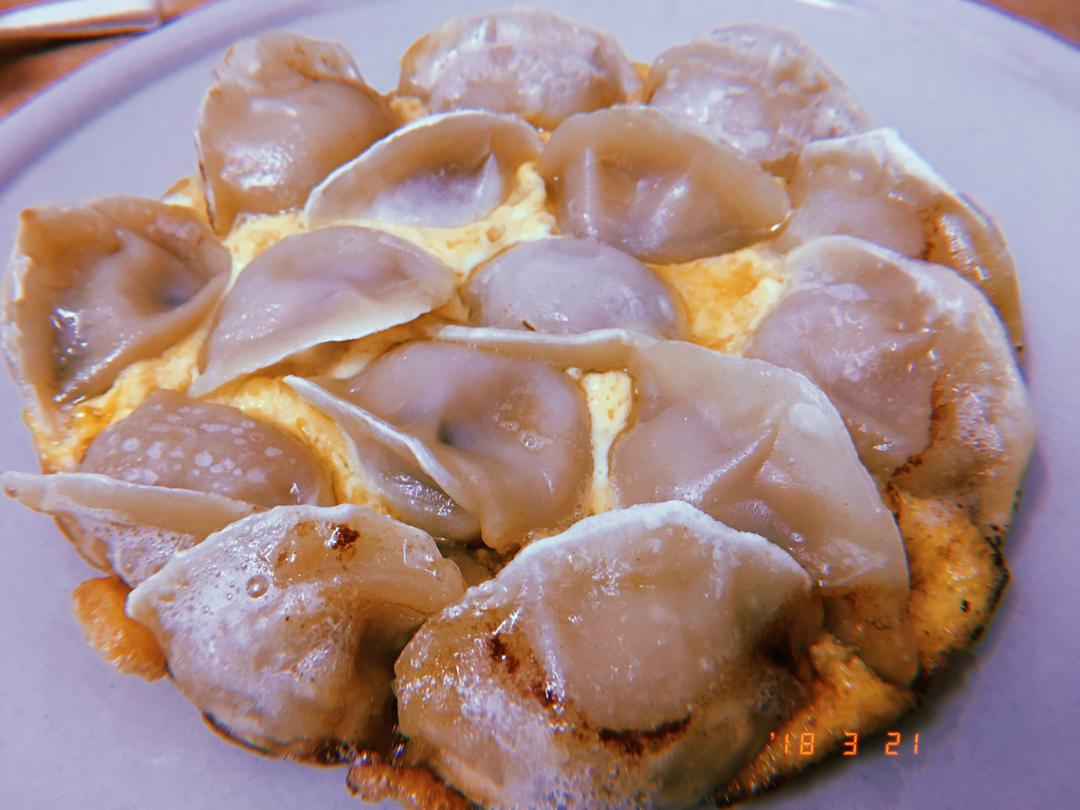 电饭锅蛋花煎饺